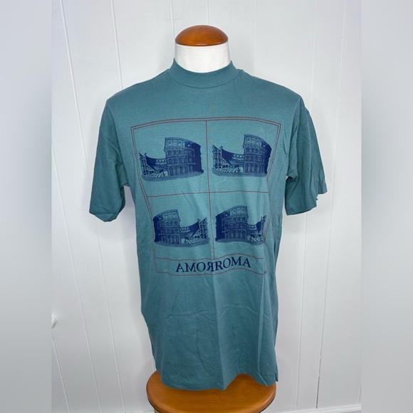 Screen Stars Other - NEW Vintage 90s Screen Stars T Shirt - Roma Colosseum Architecture